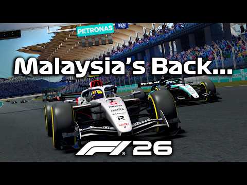 Testing out the Malaysia Sepang Track with the 2026 F1 Regs...