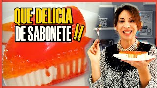 SABONETE PUDIM com CALDA de CARAMELO. Você irá se encantar (MUITO ...