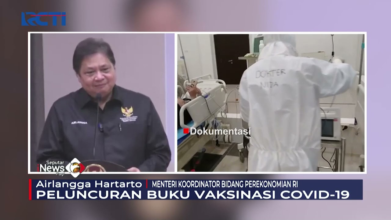 Airlangga Luncurkan Buku Lini Masa Kebijakan dan Dinamika Penanganan COVID-19#SeputariNewsPagi 15/08