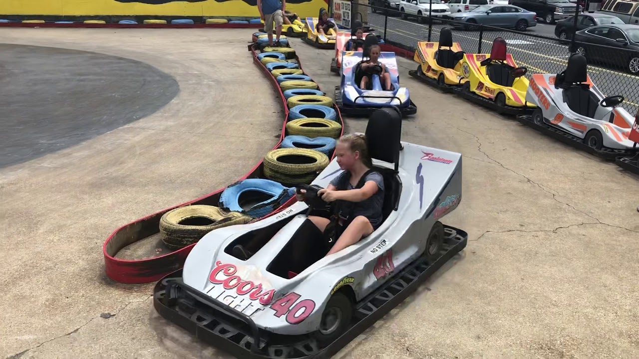 Go karts at midway speedway in Delaware YouTube