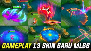 GAMEPLAY 13 SKIN BARU SKIN COLLETOR ALPHA & HARITH, SKIN STARLIGHT NOLAN DAN HELCURT MOBILE LEGENDS