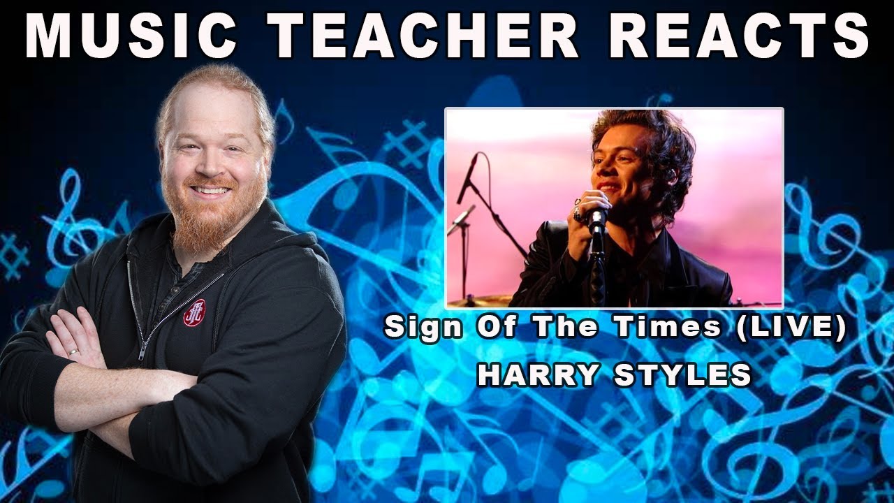 Реакция учителя музыки: Гарри Стайлс — Sign of the Times (ПРЯМОЕ ВРЕМЯ)