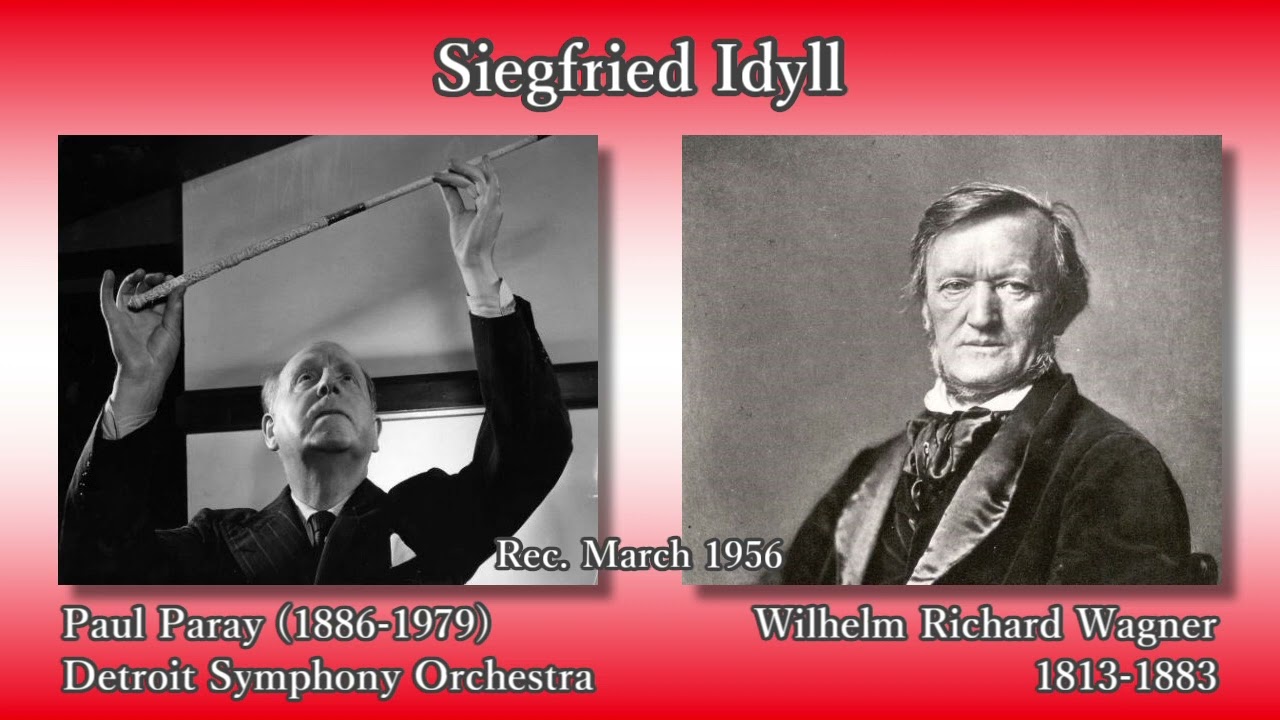 Wagner: Siegfried Idyll, Paray & DSO (1956) ワーグナー ジーク