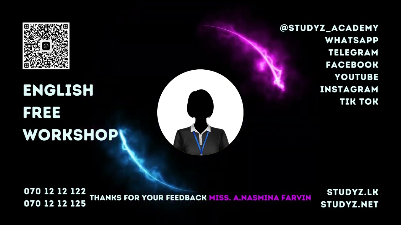 Student Feedback | Basic IT Free Workshop | Miss. A Nasmina Farvin | Studyz Academy