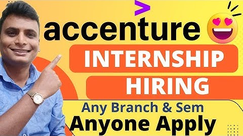 Accenture Internship And Hiring 2024 2023 2022 Any Degree Sem Apply@unacademyproengineering
