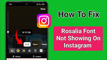How to Fix Rosalia Font Not Showing on Instagram | Instagram New Font Update 2025