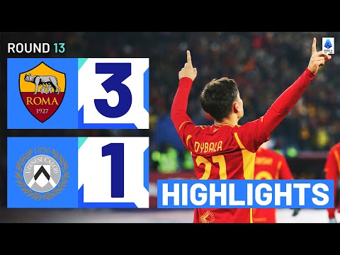 ROMA-UDINESE 3-1 | HIGHLIGHTS | Dybala fires Giallorossi to home win | Serie A 2023/24