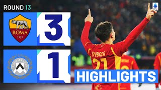 ROMA-UDINESE 3-1 | HIGHLIGHTS | Dybala fires Giallorossi to home win | Serie A 2023/24 image