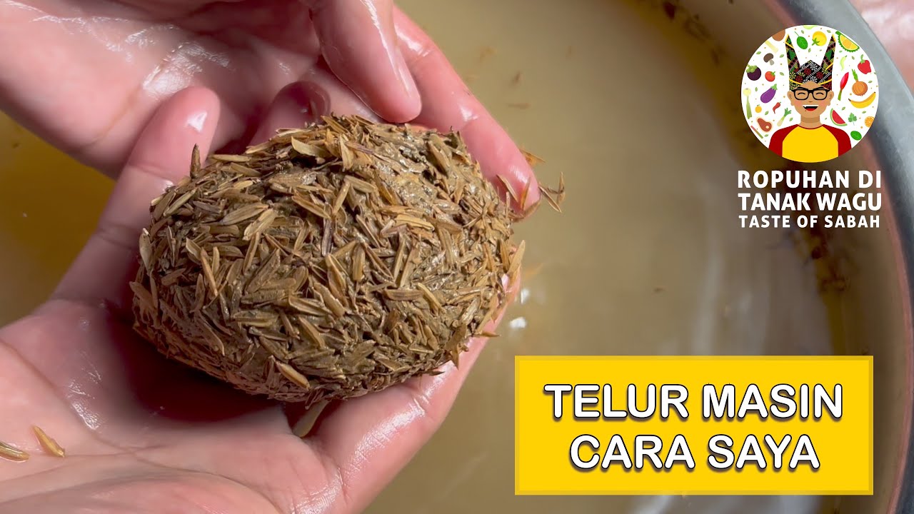 Cara buat telur masin itik tanah liat cara saya