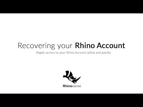 Recovering a Rhino Account