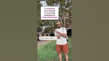 Avoid these 5 mistakes in your internship