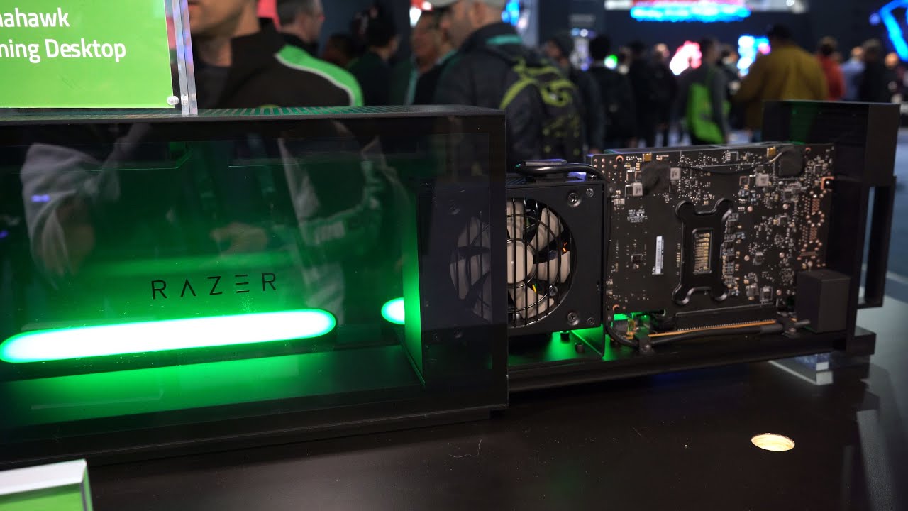 Razer Tomahawk Mini Gaming Desktop With Intel NUC9 #CES2020 - YouTube