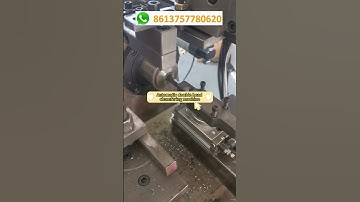 Automatic double head chamfering machine