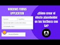 Como crear el efecto placeholder en los textboxs con C# #programming #informatica #csharp #windows