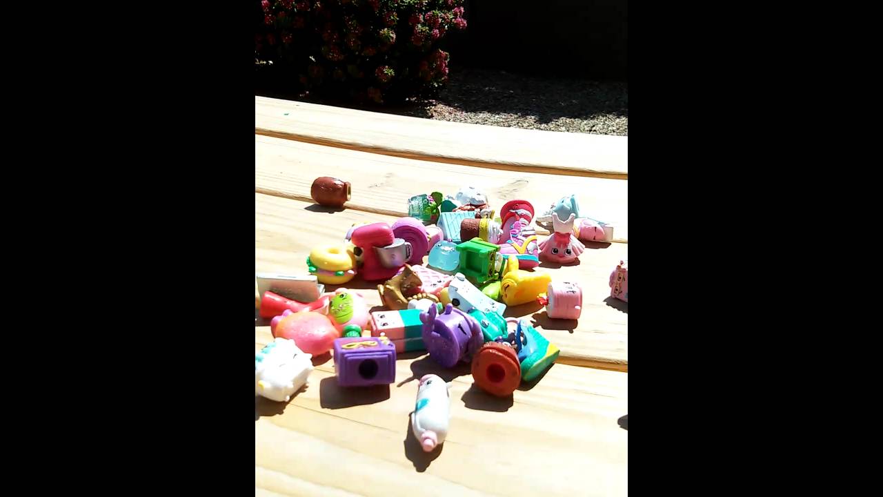 Shopkins color code display case