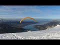 Ref:bXGtpjtwCU8 D�collage parapente la forclaz nov. 2025 - poudre et plouf