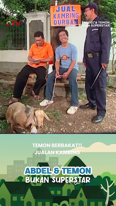 TEMON BERBAKAT!! Jualan Kambing #abdel #temon #muklis