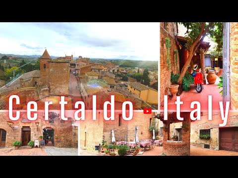 1 Of the BEST Villages in TUSCANY Certaldo Italy Walking Tour