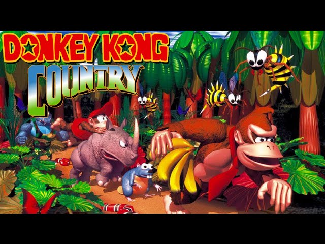 Donkey Kong Country - Full Game 101% Walkthrough 