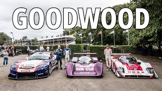 Art & Revs at the 2023 Goodwood Festival of Speed - Jaguar XJR-14, Toyota 92C-V and Viper GTS-R