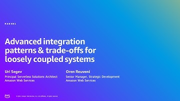 AWS Summit Tel Aviv 2024 - Integration patterns & trade-offs for loosely coupled systems (MAD301)