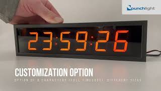 PunchLight LTC Clock Display