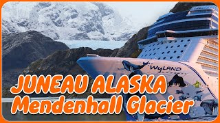 Visiting Mendenhall Glacier & Nugget Falls on a budget | Juneau Alaska Cruise