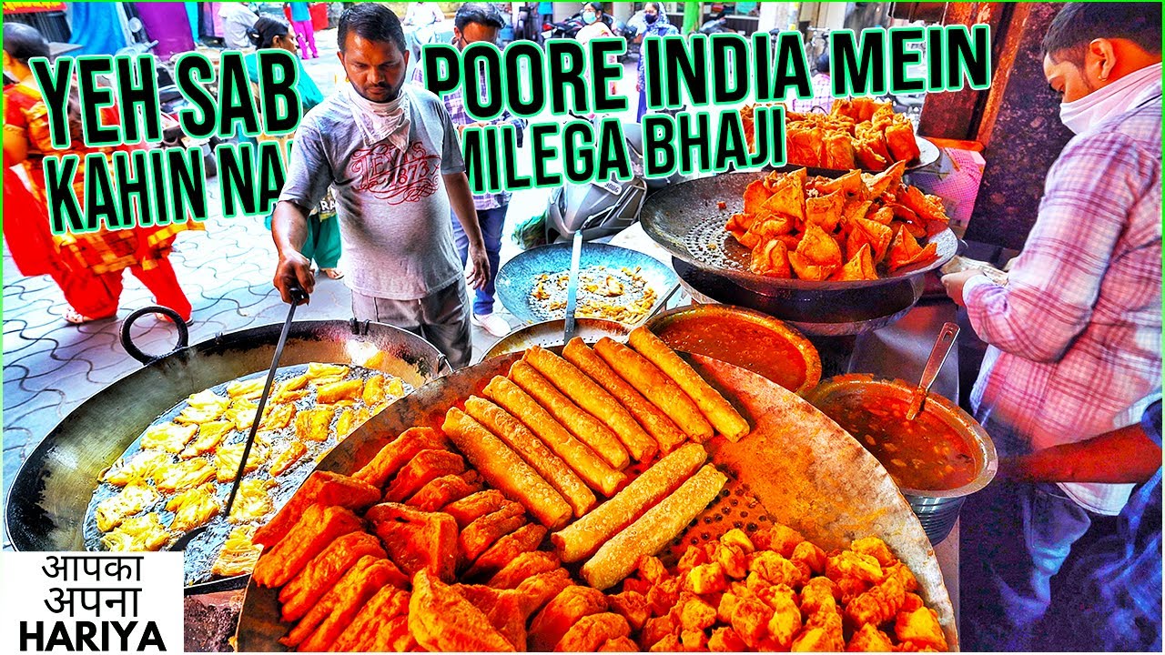 Amritsar Street Food ka LEGENDARY SAMBUSA | Launji POORI, Stuffed BHATURE, Badami Chai & more 