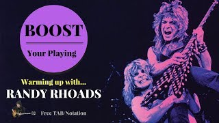 Video thumbnail of "RANDY RHOADS Licks (+ Free TAB) // Wednesday Warm-up 🔥"