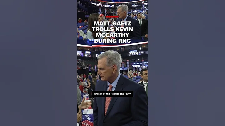 Matt Gaetz trolls Kevin McCarthy during RNC interview