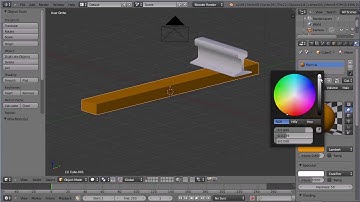 Blender Tutorial Making a Railway Track for Train Modelling, Animation and Use in the Game Engine