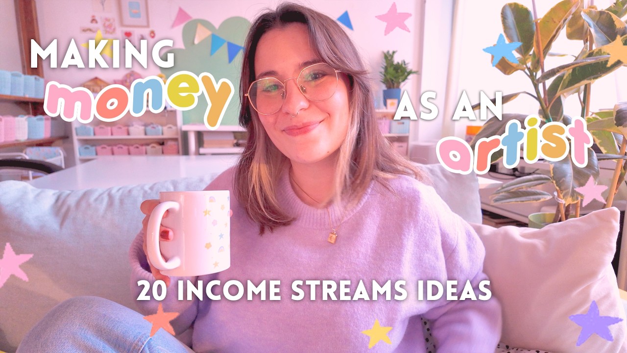 Make MONEY as an ARTIST / 20 income streams for freelancers
