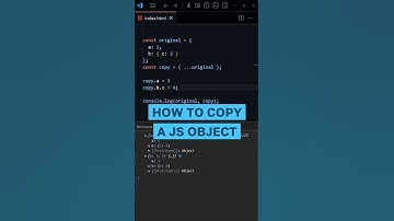 How to Copy an Object in JavaScript