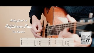 Polythene Pam - The Beatles (Abbey Road #12) [Free TAB] ( Fingerstyle Solo Guitar )
