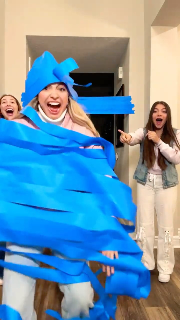 GIRL VS 100 LAYER TAPE… ??? | Triple Charm #Shorts