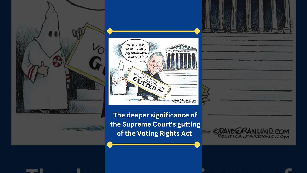The Supreme Court’s gutting of the Voting Rights Act is part of a plan ...
