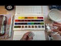 Unboxing white nights watercolor