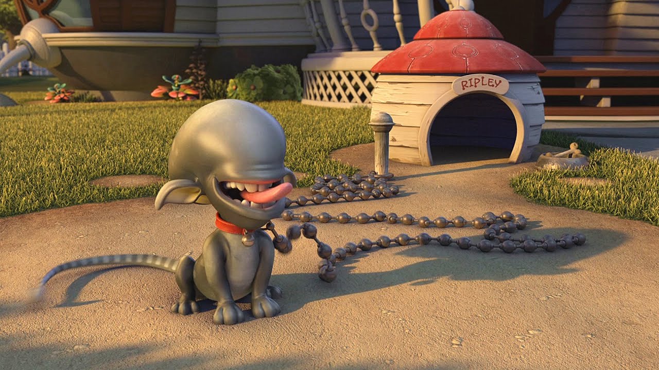 Planet 51 xenomorph dog