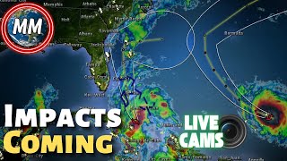 Alert For The U.S. East Coast and The Bahamas | Now with LIVE Caribbean Cameras