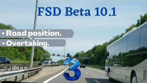 (Tesla FSD Beta 10.1) Pt 3▷ Road position, overtaking & lane changes. Tesla pure vision beta testing