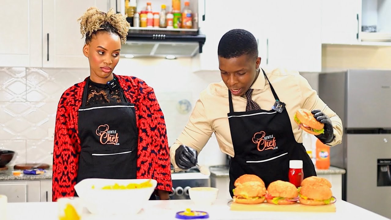 NTUCIKWE Uyumunsi twateguye BURGERS 🍔 😋 with PELLY!!