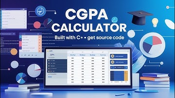 CGPA Calculator App using C++ | Full with GUI + Source Code