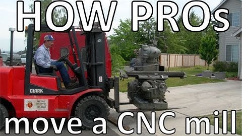 How pros move a CNC mill