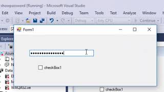 C# - How To Hide And Show Password Using C# [ with source code ] Urdu | Hindi