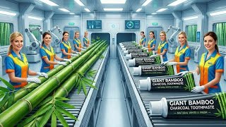 Unbelievable! See the Bamboo Charcoal Toothpaste Process Inside a High-Tech USA Factory