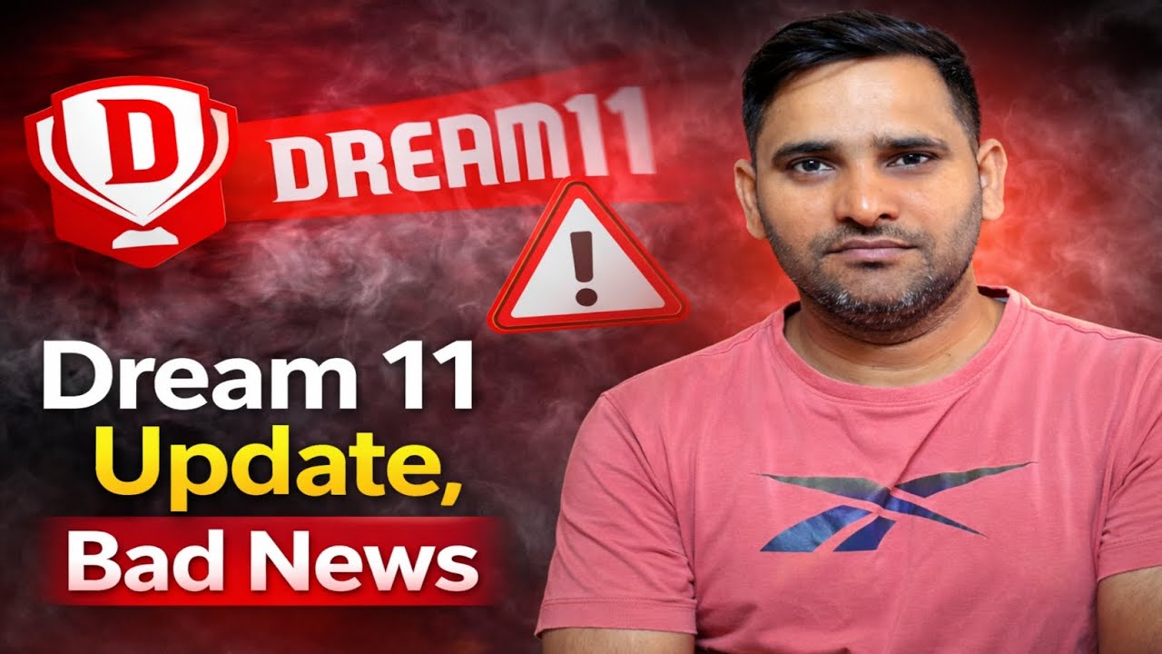Dream11 Bad News? 😮 Harsh Jain Ne Kya Kaha | Real Money Gaming Update