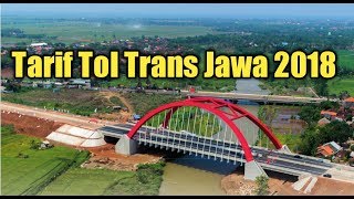 Infografis Tarif Tol Trans Jawa Desember 2018