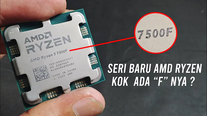 Découvrez le nouveau Ryzen 7500F d'AMD : performances révolutionnaires à un prix abordable !