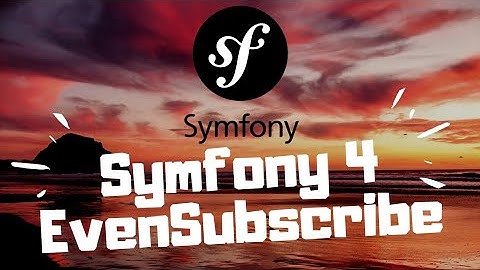 SYMFONY 4 | ENCRYPT PASSWORD WITH SUBSCRIBER