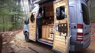 Man Builds DIY Space Saving CAMPERVAN | Start to Finish by @Cottage Campers